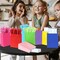 32 Pieces Gift Bags with 32 Tissues, 8 Colors Party Favor Bags with Handles, Rainbow Gift Bags for Wedding, Birthday, Party Supplies and Gifts